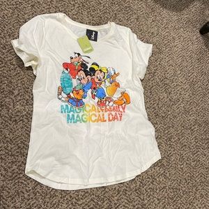 Cream Disney character shirt size small
